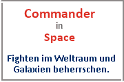 Online Spiele Heidelberg - Sci-Fi - Commander in Space